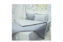 Спално бельо комплекти » Спален комплект Roxyma Двуцветен Тъмно Сиво - Светло Сиво