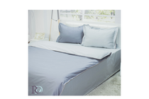 Спално бельо комплекти » Спален комплект Roxyma Двуцветен Тъмно Сиво - Светло Сиво